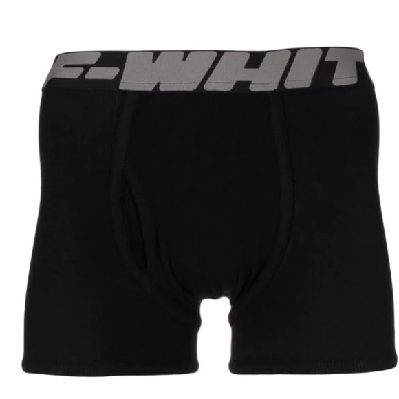 OFF - WHITE-C/o Virgil Abloh Industrial Tripack Boxers Black/Menlage Gray Sz: M. - Picture 3 of 4